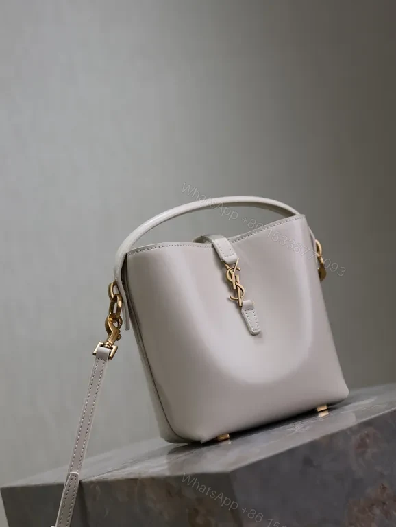 View 6 of Bold YSL-Influenced Mini Satchel: Structured, Luxe, Crossbody Bag