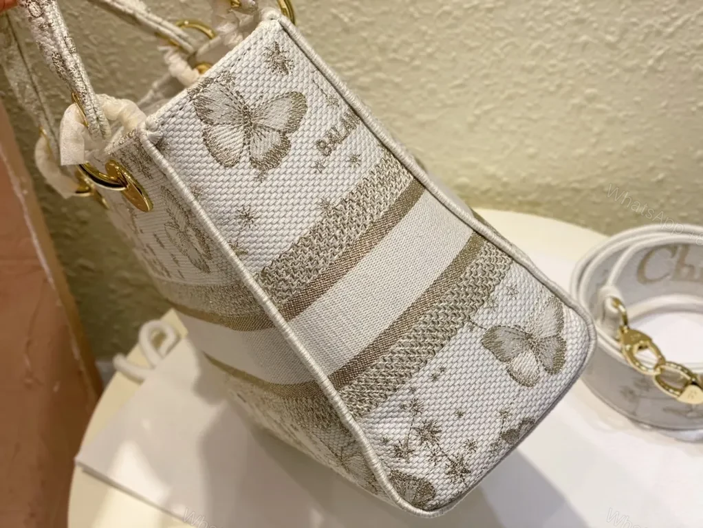 View 3 of Dior Jacquard Tote: Refined Texture, Day-to-Night Style