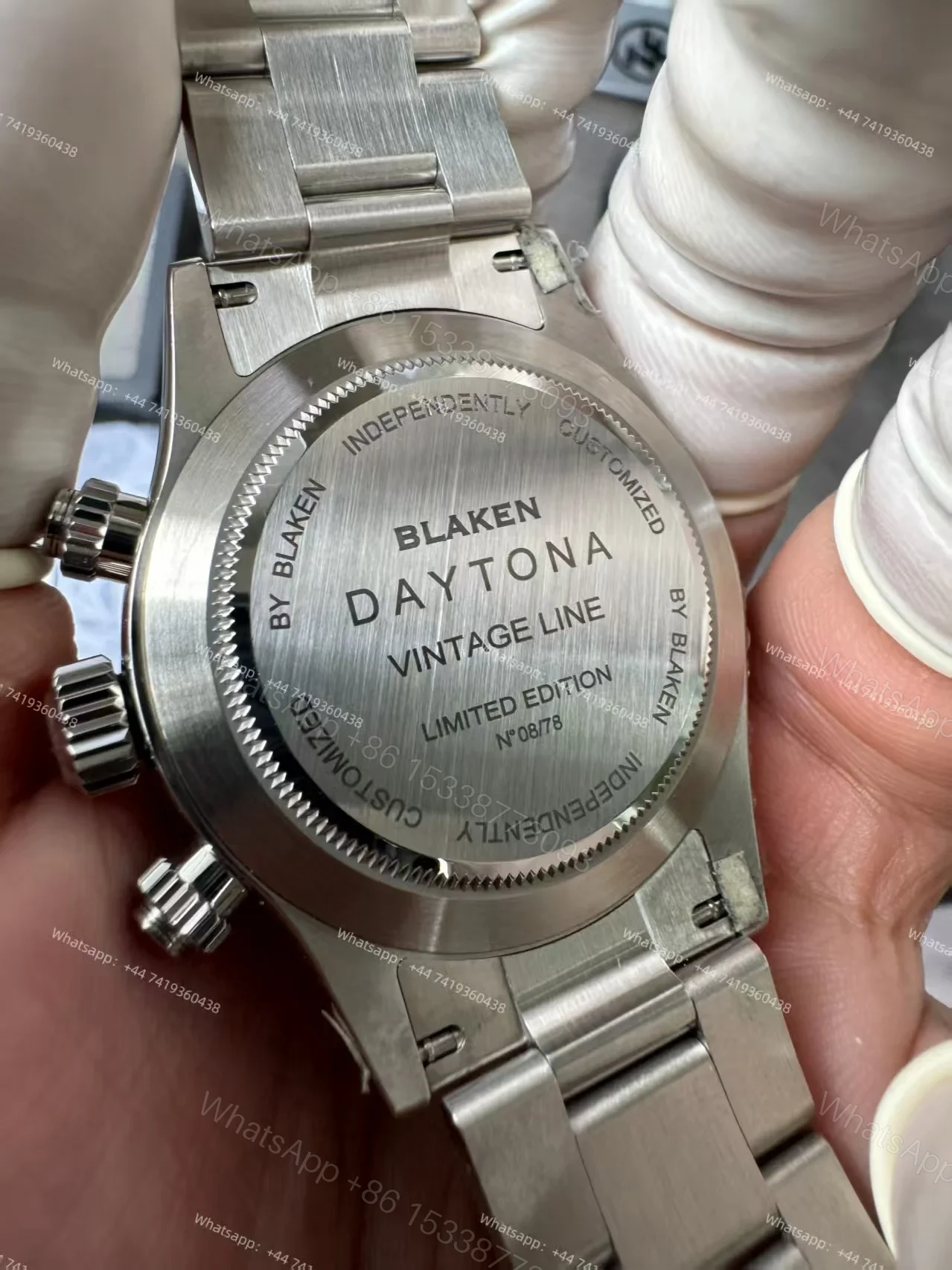 View 18 of Rolex Daytona 116500 Customization Blaken Paul Newman 4130 Movement Best Super Clone