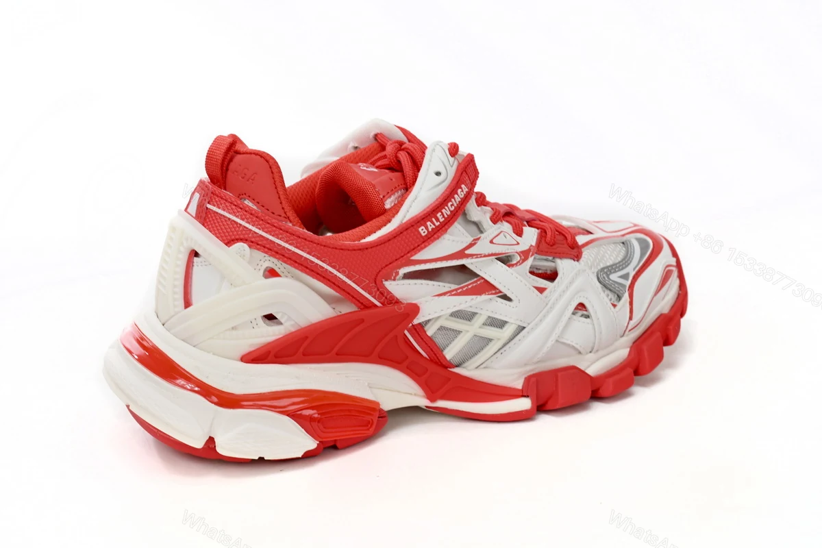 View 9 of Balenciaga Track 2 Sneaker Military Black White Red 568615 W2GN3 1293