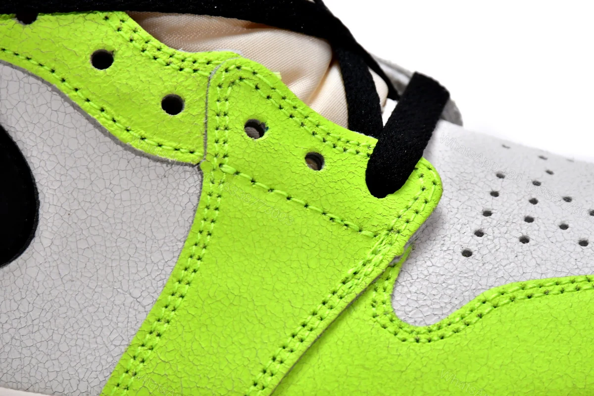 View 6 of Air Jordan 1 High OG Volt 555088-702