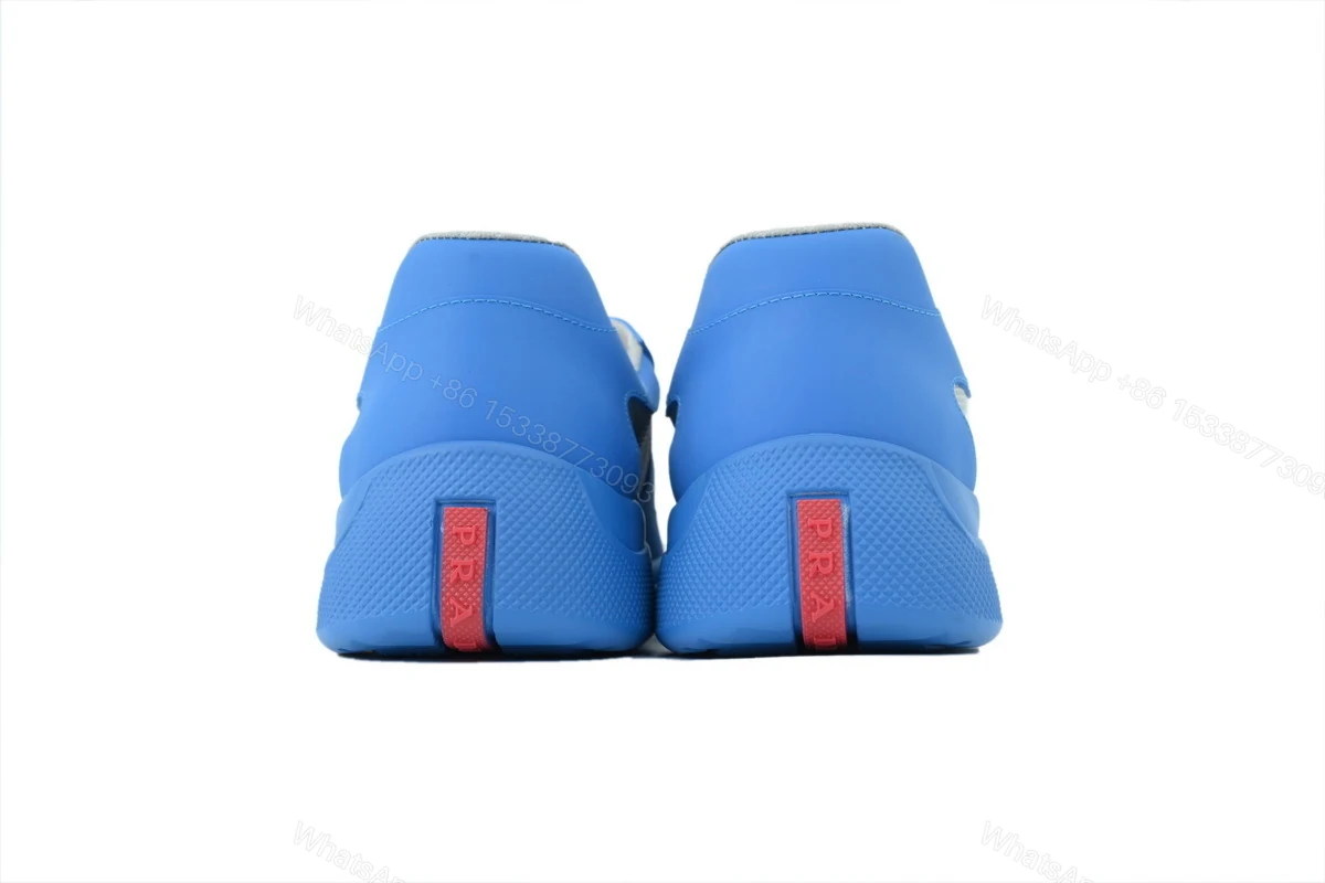 View 3 of Prada Sneakers Rubber Blue