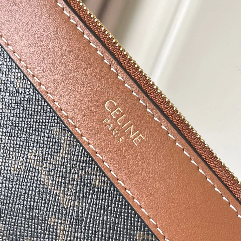 View 6 of Celine SOFT SHOPPER BAG IN Triomphe Canvas and Calfskin