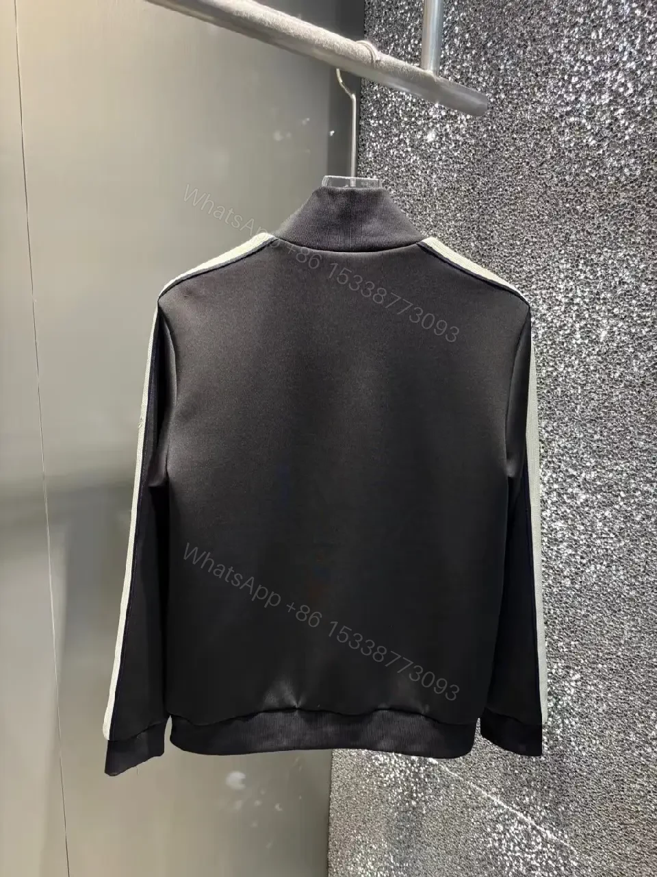 View 2 of Monochrome Knit Track Set: Sleek, Luxe, Sporty Comfort