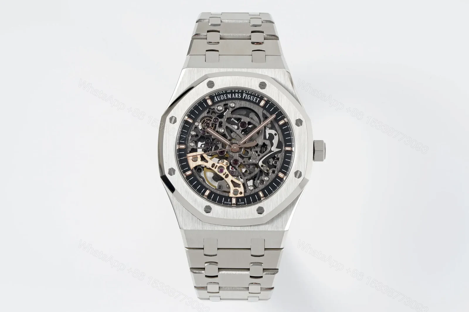JH Factory Audemars Piguet Royal Oak Offshore 15407ST.OO.1220ST.01 Men’s Mechanical Watch – Silver with Skeleton Dial, 41mm Case, Calibre 3132 Movement — view 1