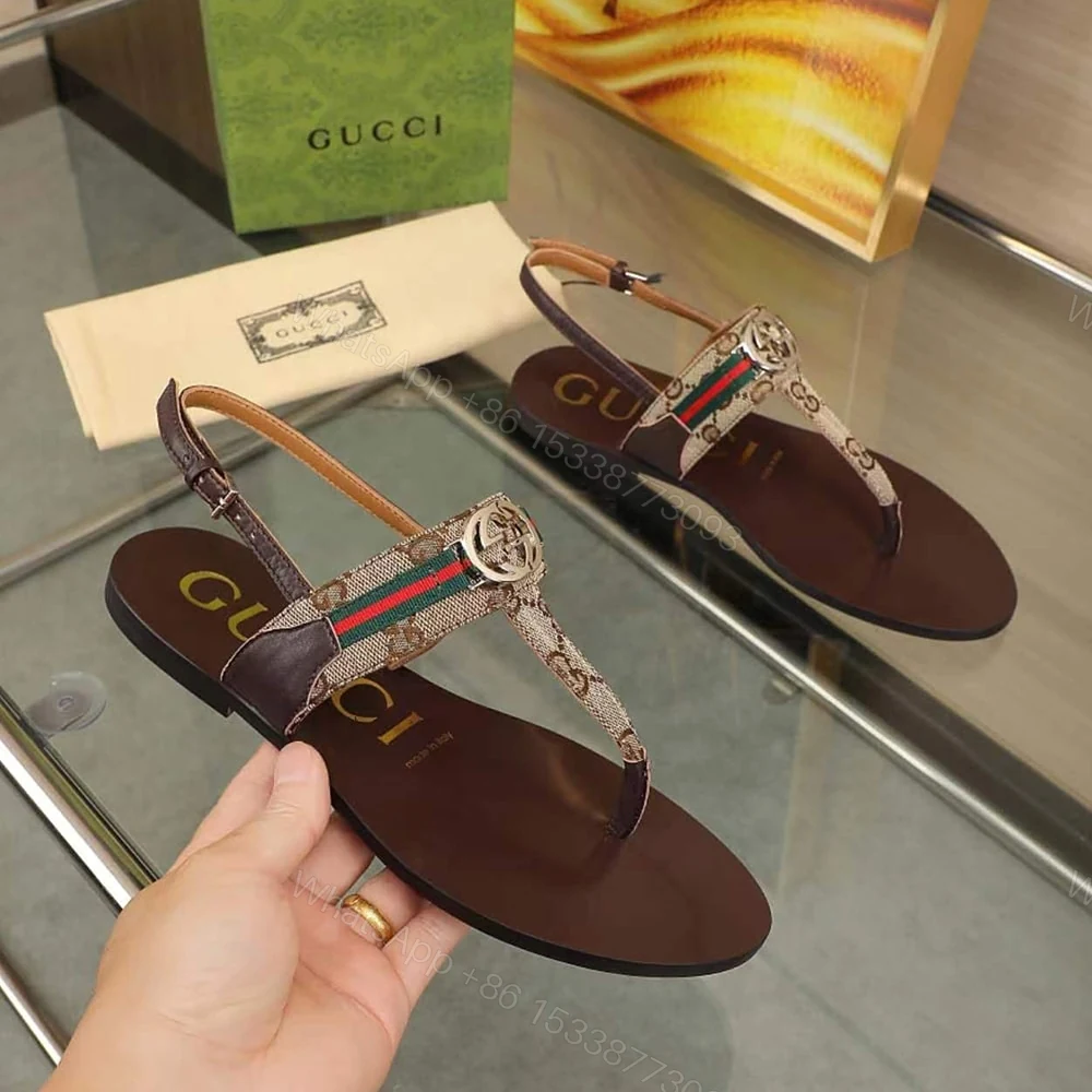 View 6 of GUCCI Women’s Interlocking G Web sandal 224201