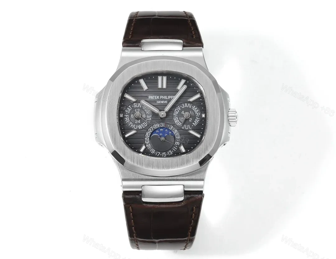 Patek Philippe Nautilus Grey Perpetual Watch — view 1