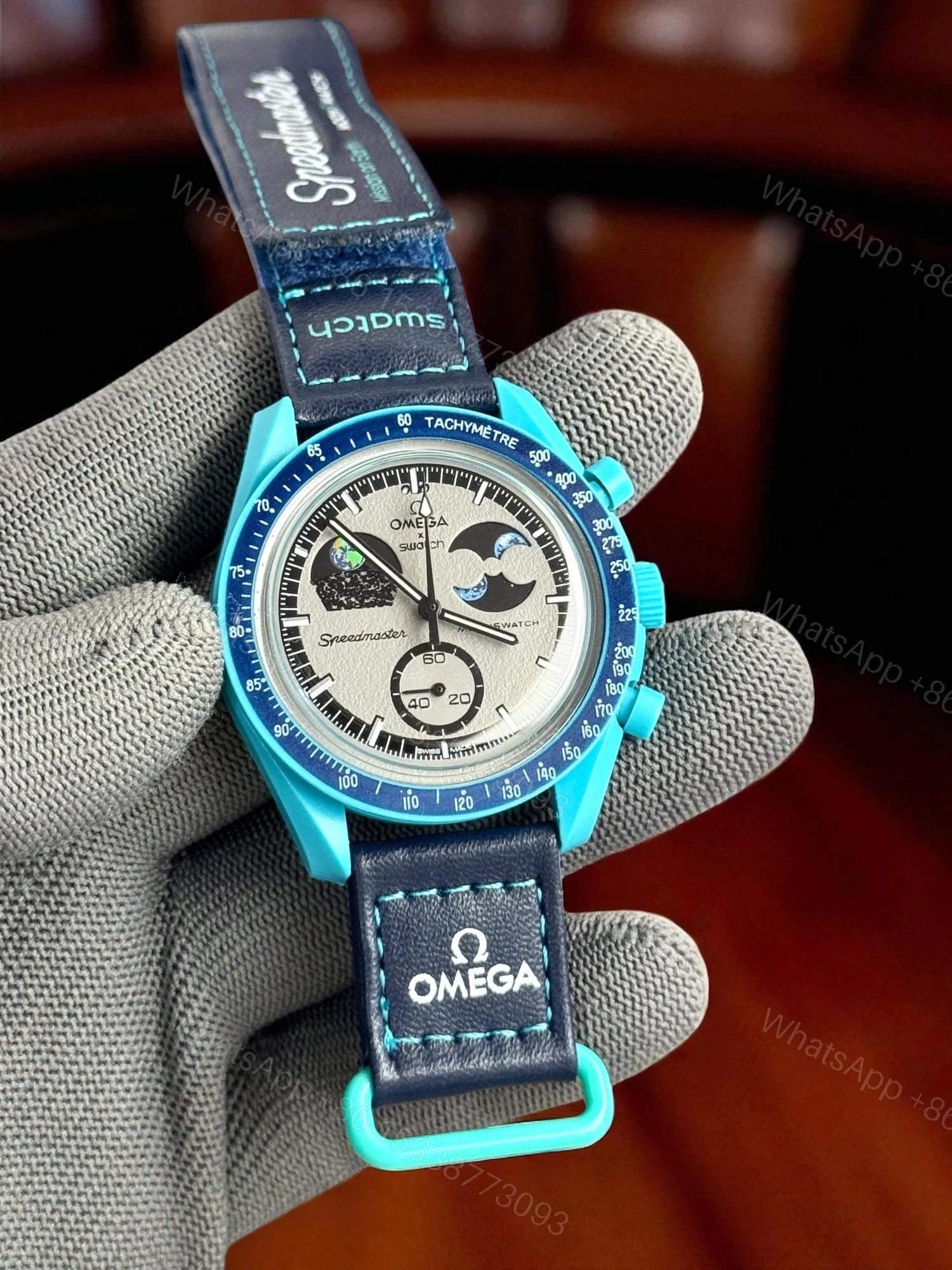 View 9 of FIRST COPY Omega space branded watch