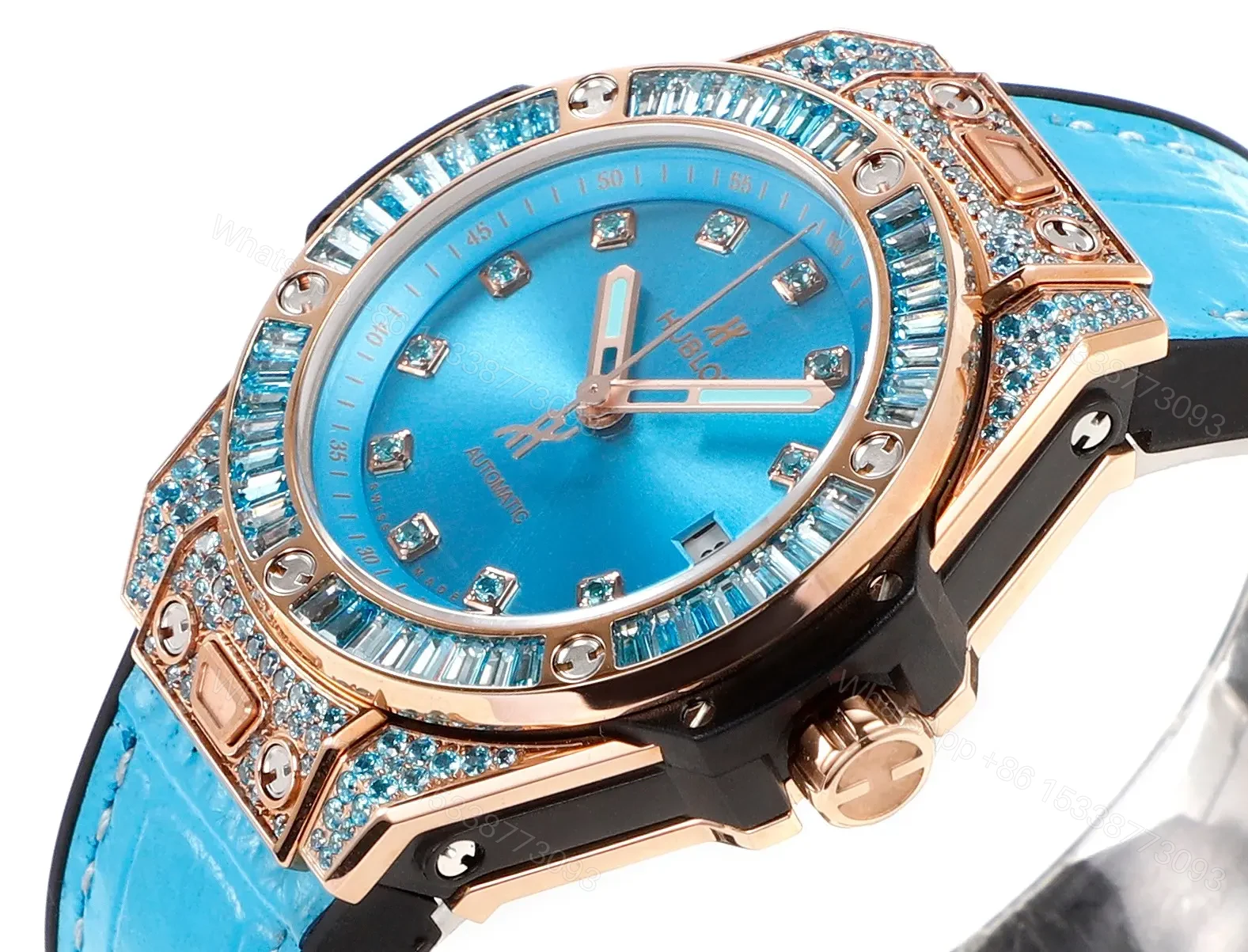 View 4 of Hublot Big Bang Blue Leather Watch