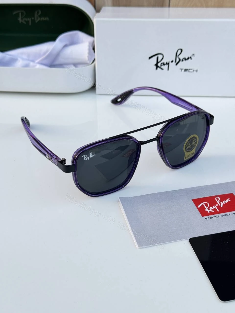 First Copy RayBan 30165 Violet Sunglasses — view 1