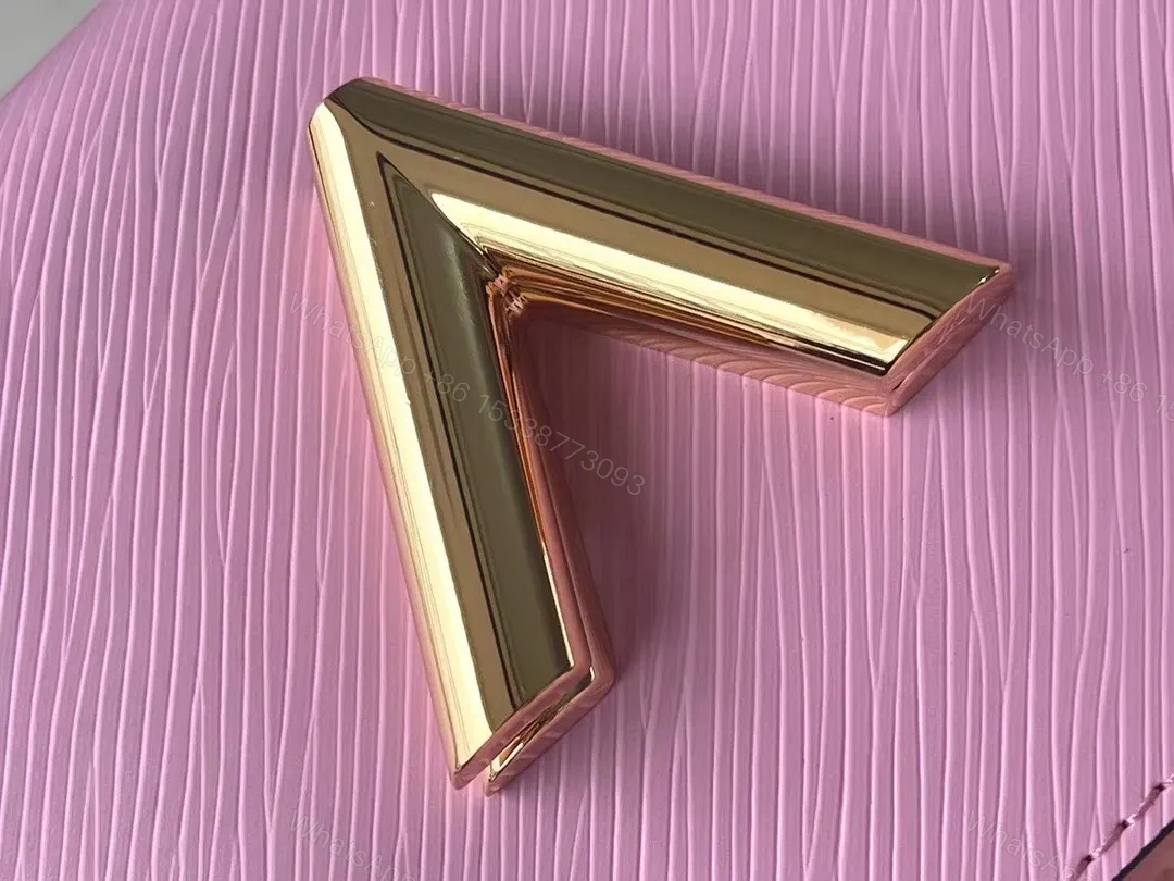 View 4 of Louis Vuitton LV Twist Pink Handbags With Lock Gold 24cm