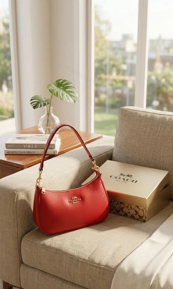 View 5 of Coach Teri High Quality Leather Bag First Copy | AAA+ Replica