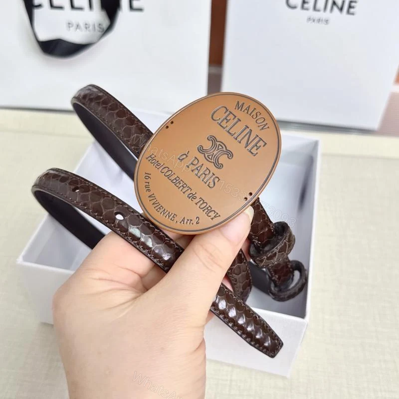 View 2 of Celine赛琳1.3cm女士双面牛皮腰带_高仿a货厂家-奢品库