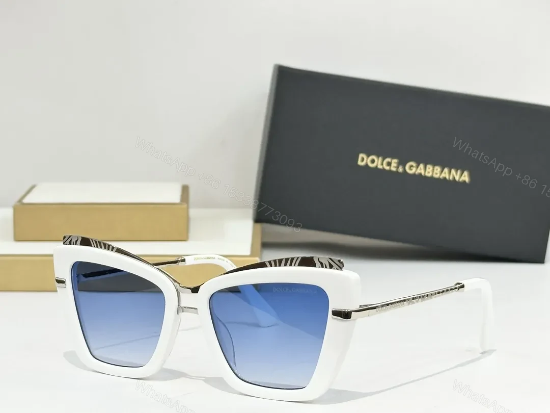 View 2 of Bold Modern Sunglasses - White Acetate, Gold Accents, Oversized Square, Gradient Lenses