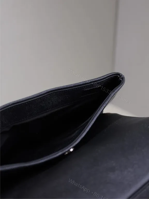View 6 of Chic YSL Textured Leather Crossbody: Subtle Luxury Bag