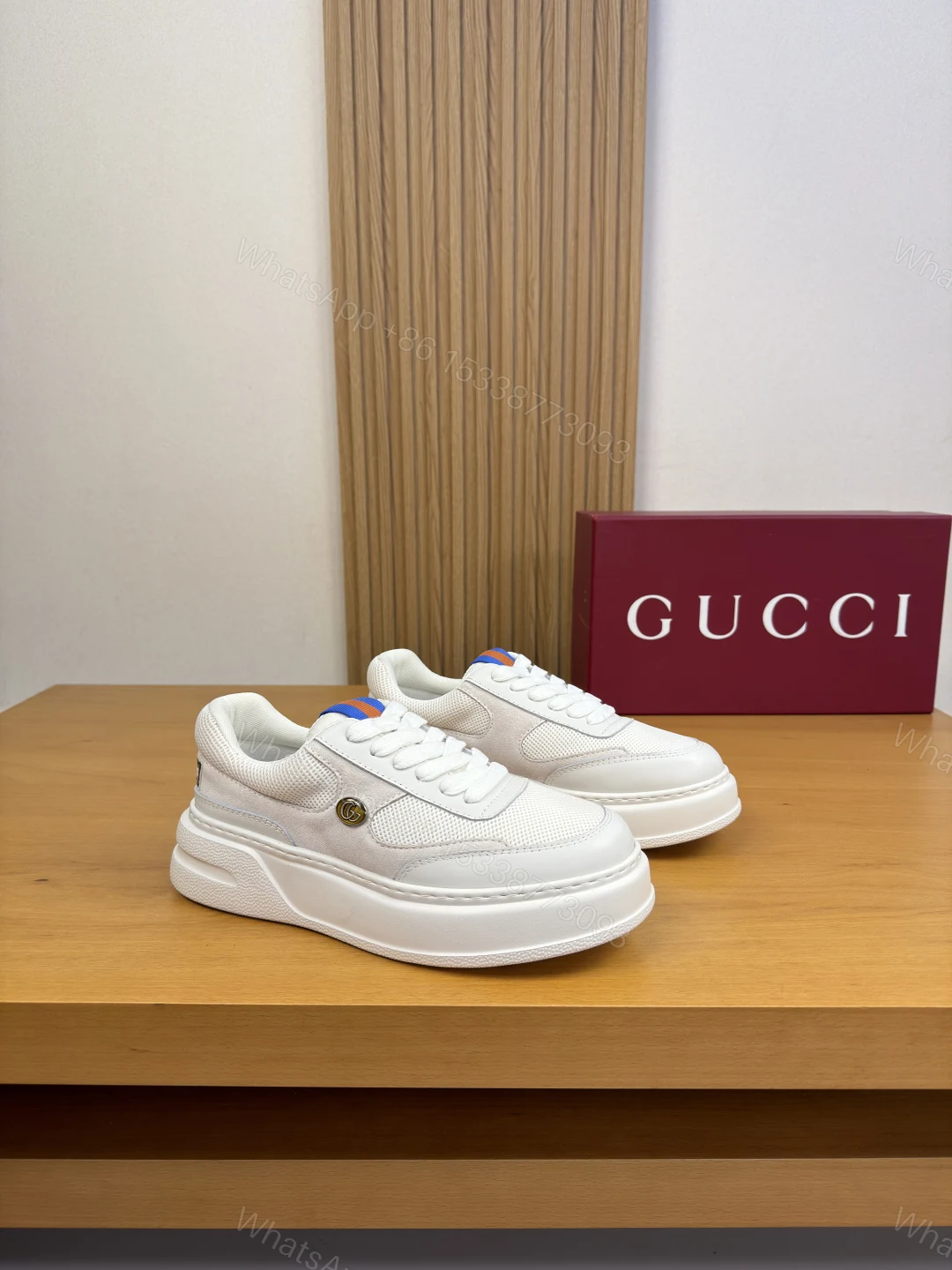 Gucci 高仿透氣網布厚底運動鞋 輕量舒適休閒鞋 — view 1