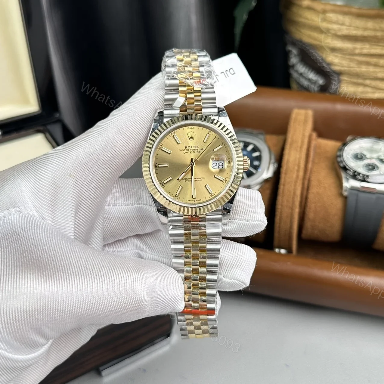 View 4 of Rolex Datejust Champagne Dial 126333-0010 41 mm