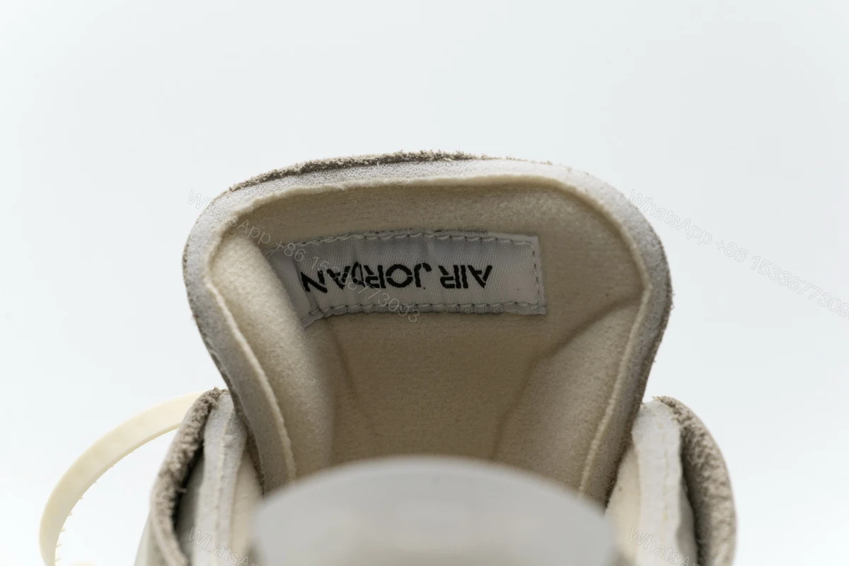 View 9 of OFF White x Air Jordan 4 Retro Sail CV9388-100 (Best Quality)