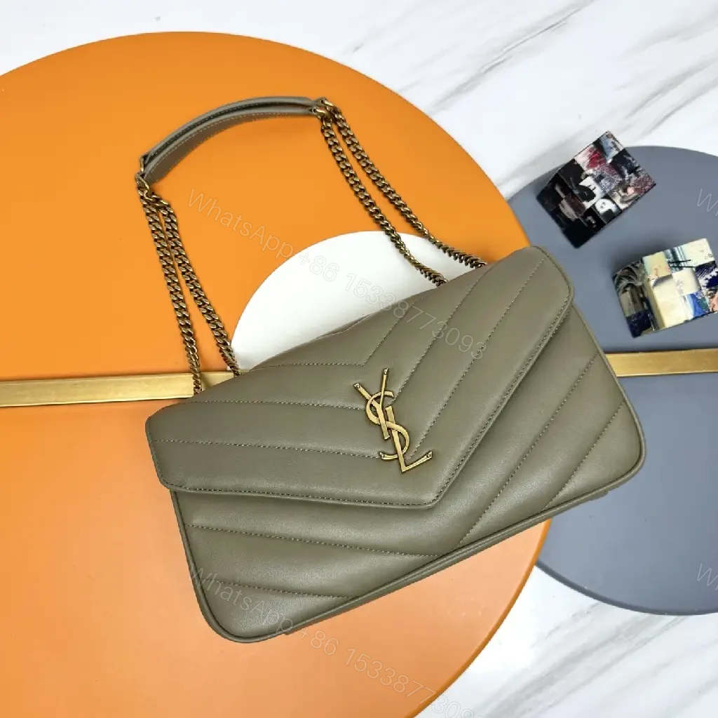 Quilted Crossbody Bag - Gold Hardware, Dual- Strap, Mini Chic — view 1