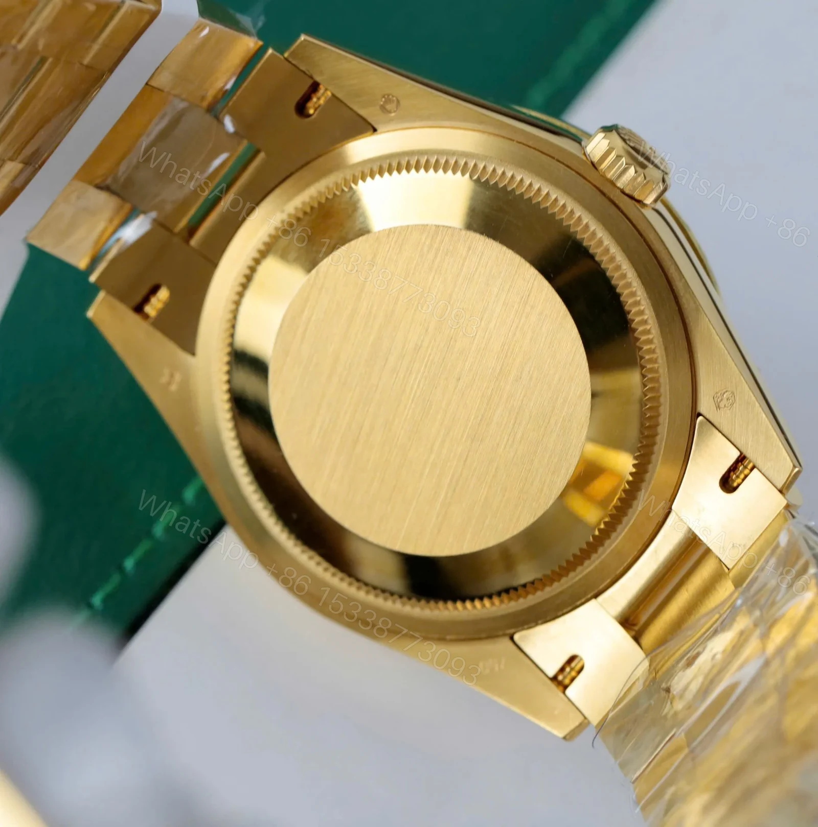 View 9 of Superclone Rolex Day-Date Diamond-Paved Dial 128348rbr-0030 36 mm