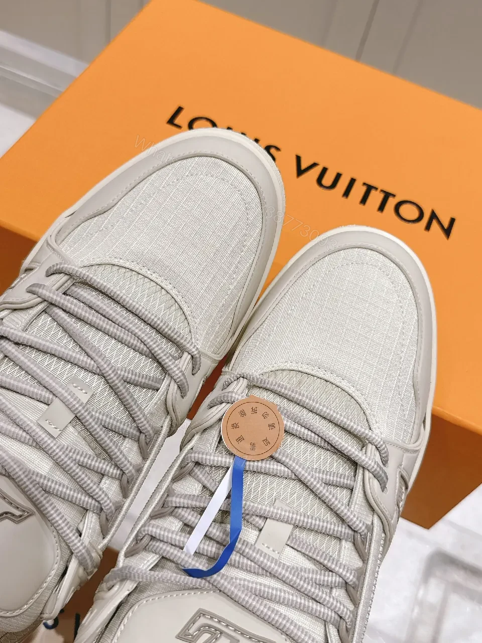 View 8 of Crisp White Mesh Luxe High-Top Sneaker with Cushioned Comfort