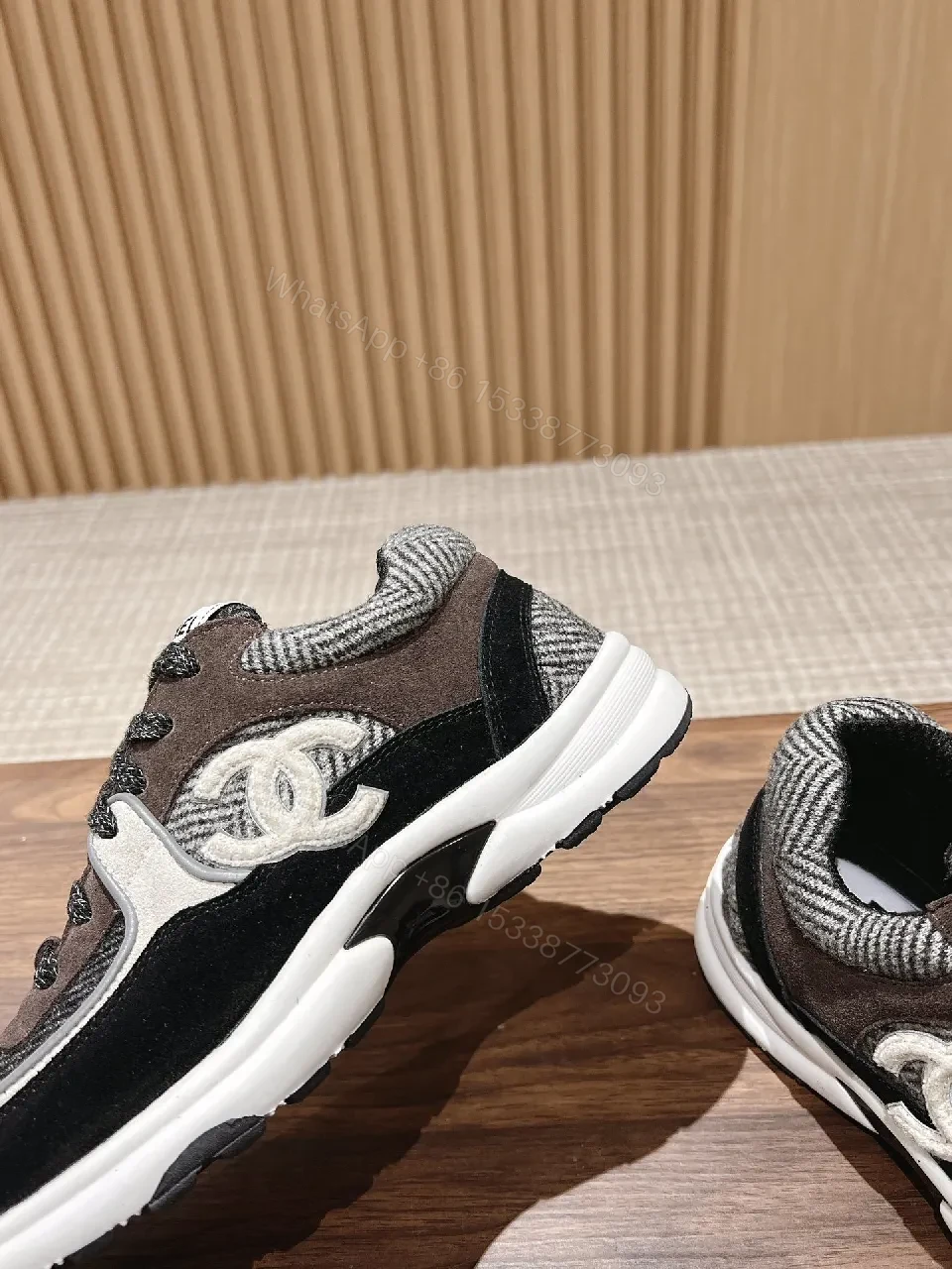 View 7 of Charcoal Textile Knit Sneaker: Luxe Casual Comfort