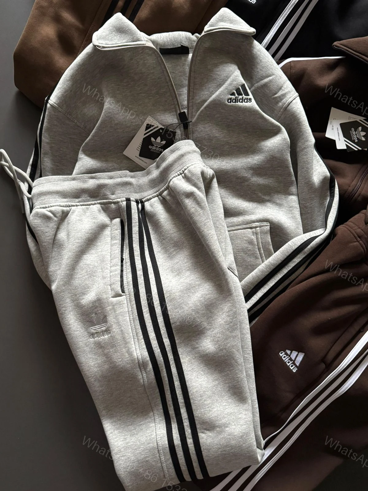 View 2 of FIRST COPY ADIDAS THREAD COTTON FLEECE TRACKSUIT