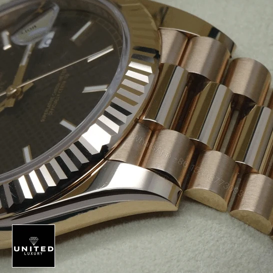 View 7 of Rolex Day-Date Gold Black 228235 EW Replica
