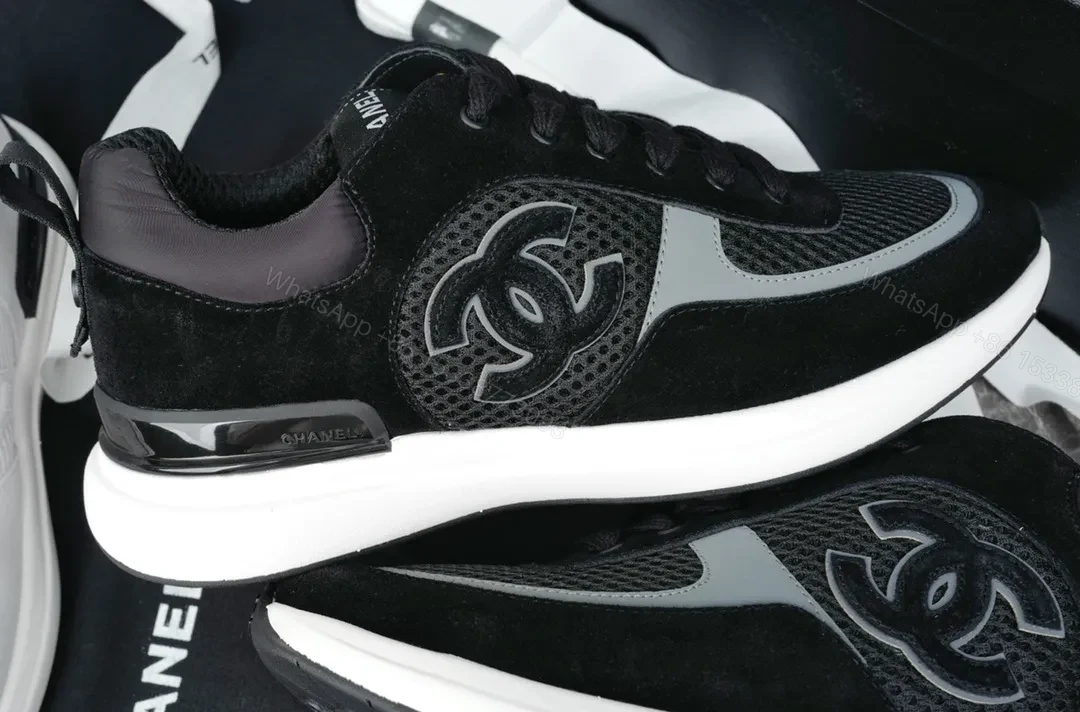 View 6 of Black & Grey Mesh Sneaker – Luxe Comfort, Signature Detailing, Everyday Style