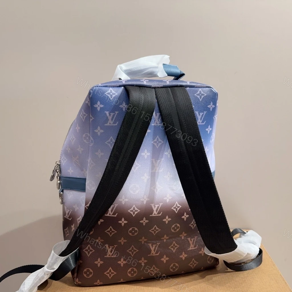 View 8 of Louis Vuitton Discovery Backpack PM Monogram Pigment Blue 38cm M28025