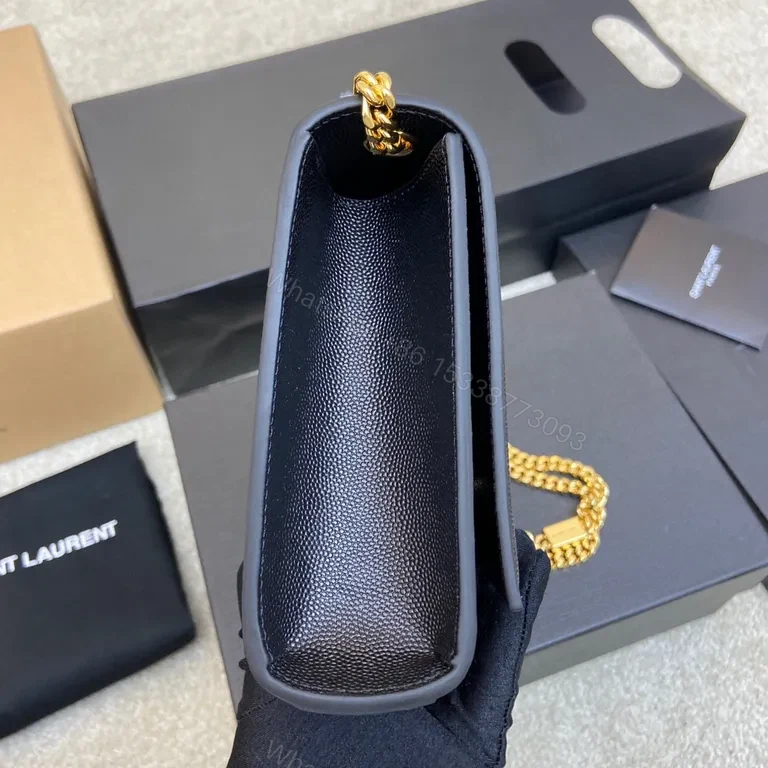 View 5 of Saint Laurent Kate Wallet on Chain: Luxury, Compact, Hands-Free