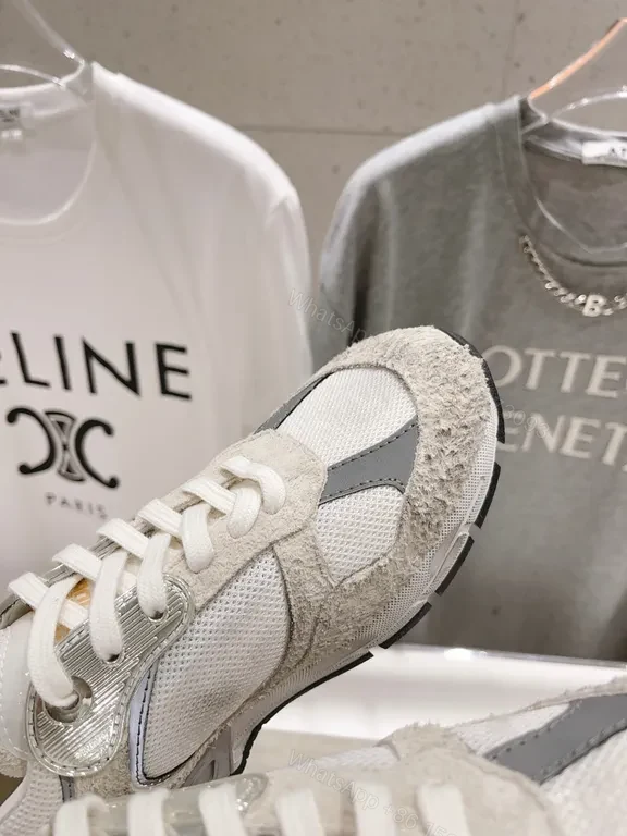 View 9 of Mist Grey/Off-White Suede Sneakers: Luxe, All-Day Comfort