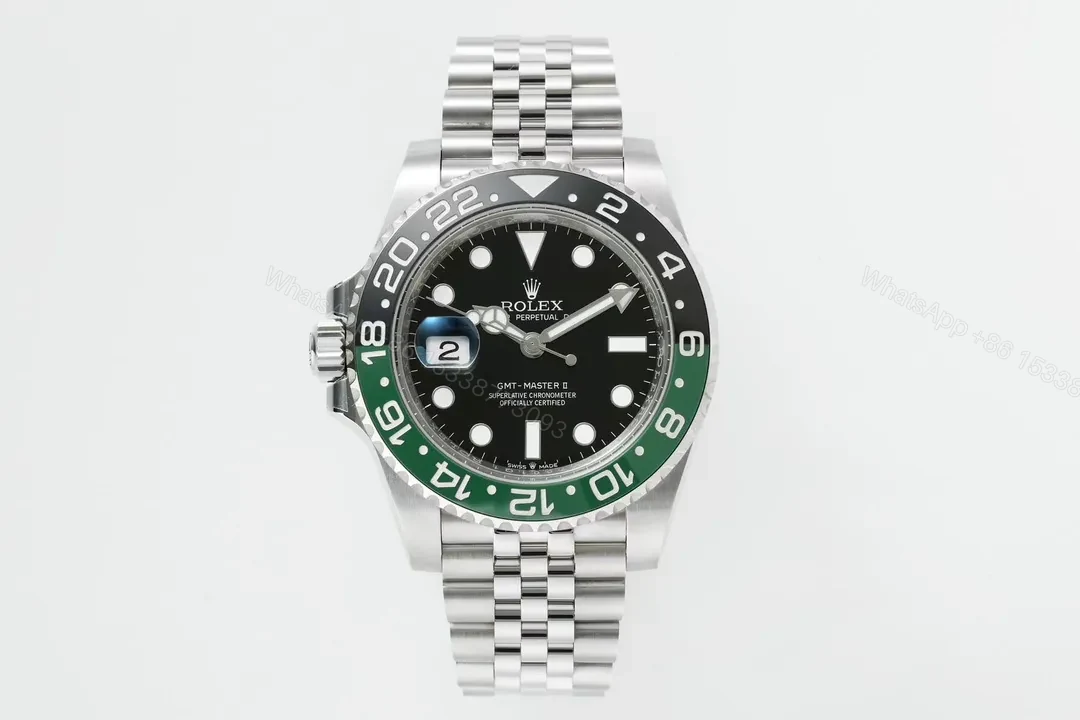 Clean Factory EWE V5 Green Black GMT Watch — view 1
