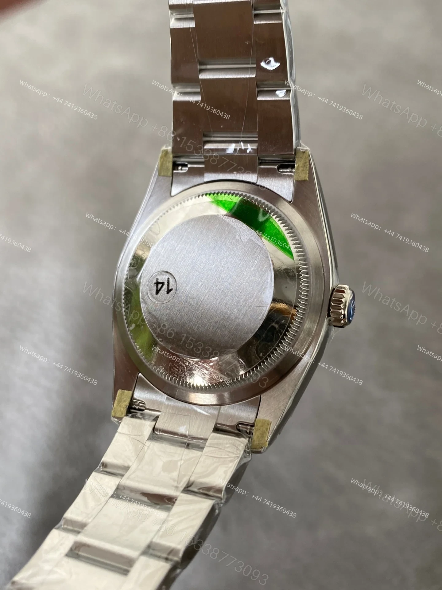 View 9 of Rolex Super Clone Oyster Perpetual M126000-0005 Green Dial 36MM 3230 Movement