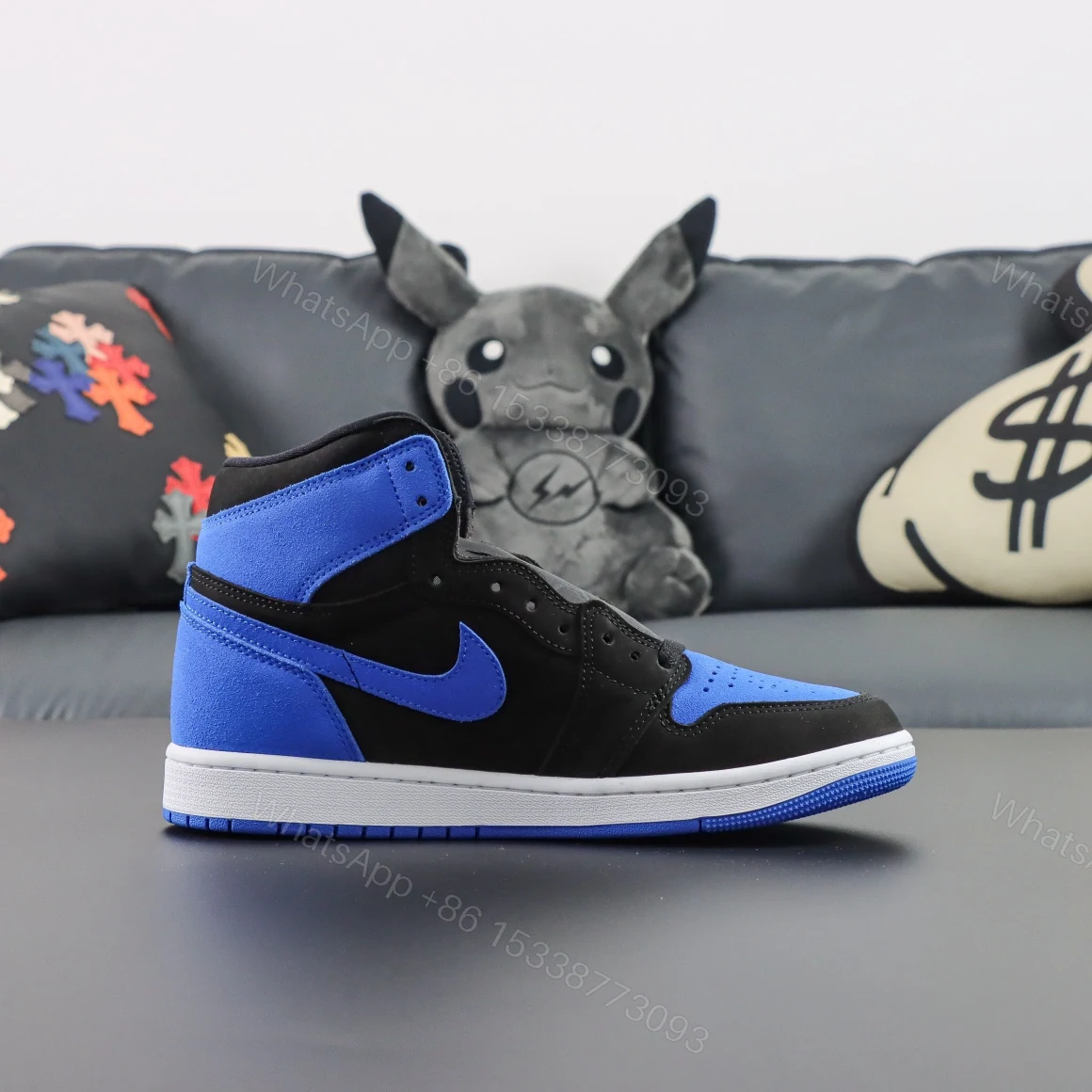 View 2 of Air Jordan 1 High OG Royal Reimagined Reps