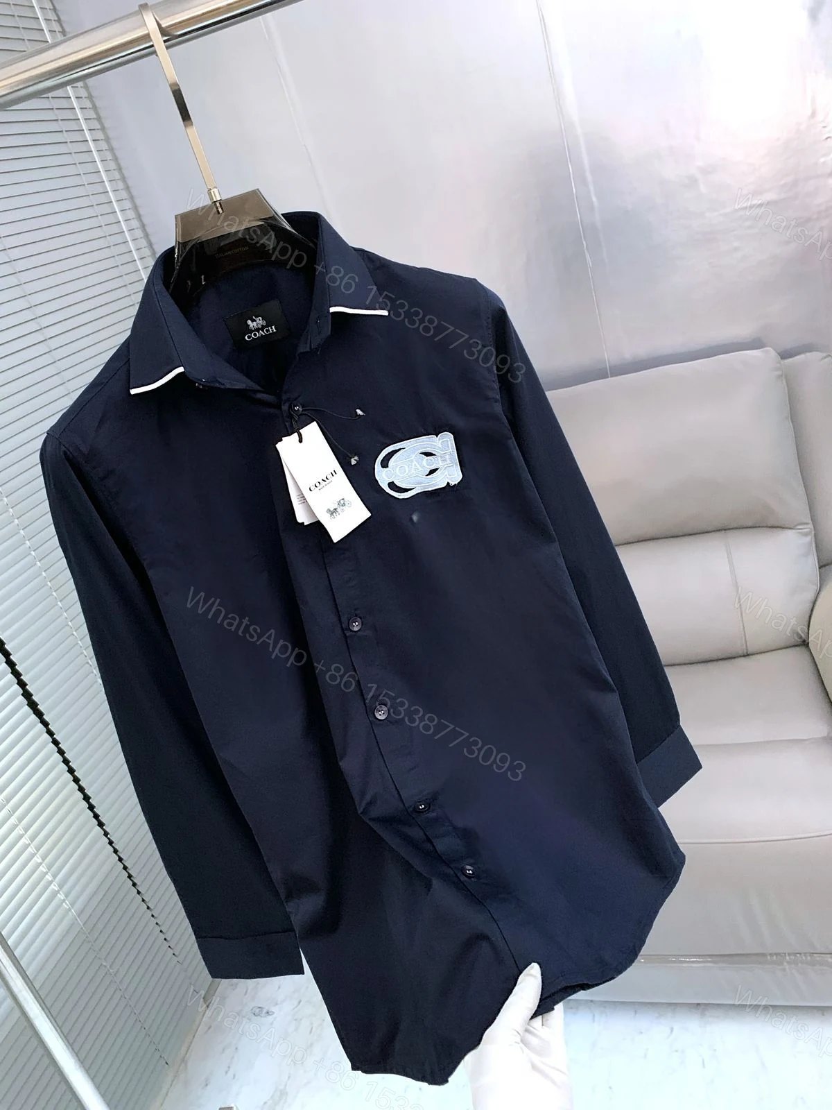 View 9 of FIRST COPY COACH ORIGINAL SOFT COTTON SUMMER SHIRT
