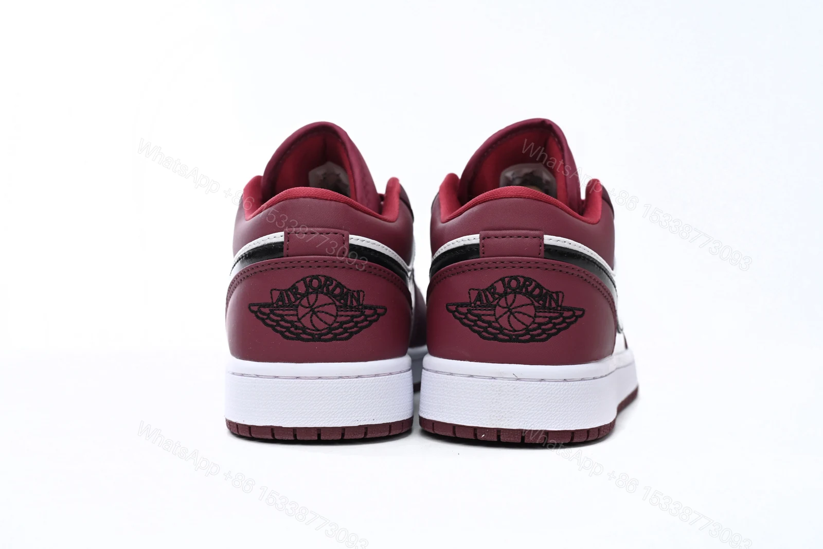 View 4 of Air Jordan 1 Low Noble Red 553558-604