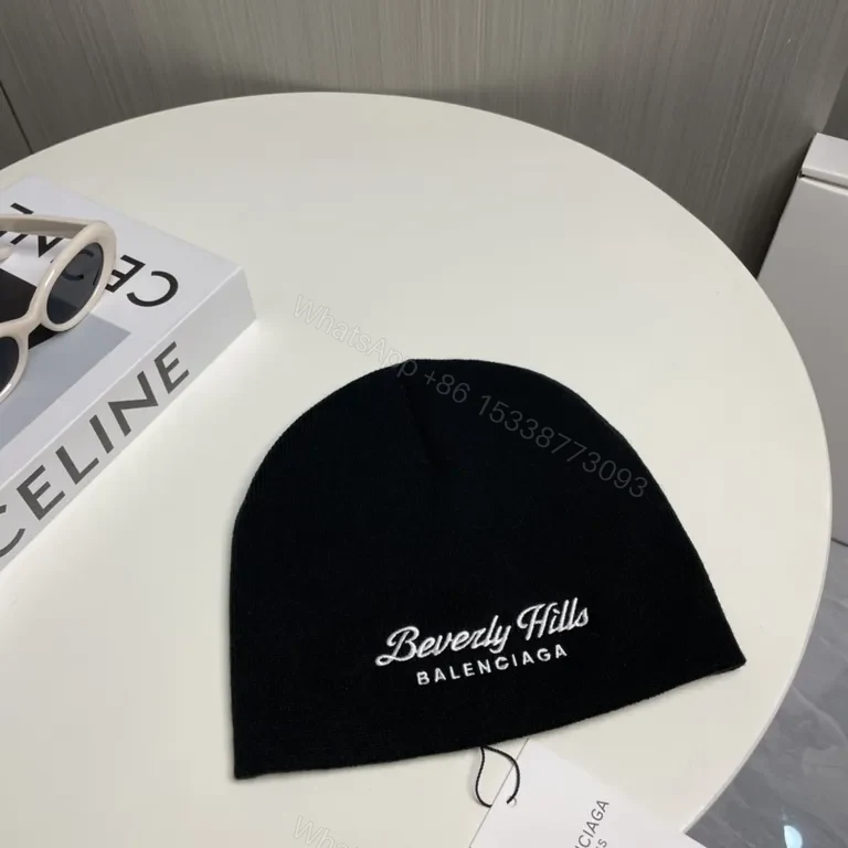View 3 of Chic Logo Knit Beanie: Premium Branding, Cozy Warmth