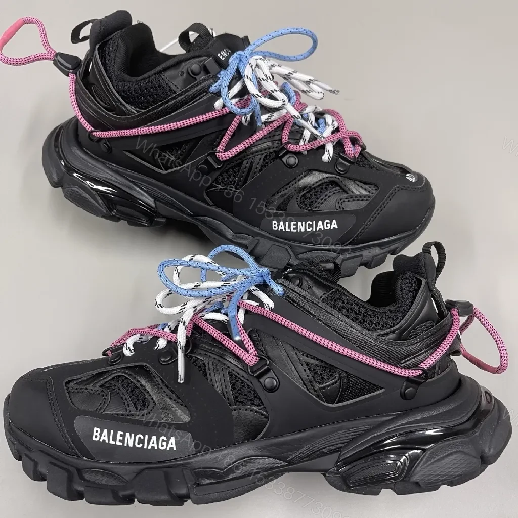 View 7 of Bold Textured Sneakers: Multi-Tone Luxury Streetwear Sneaker