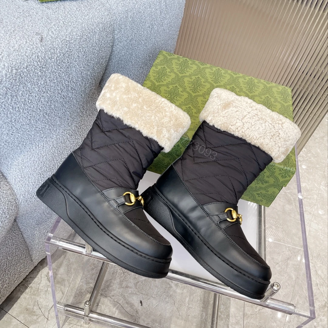View 6 of GUCCI HORSEBIT CHEVRON QUILTED BOOTS BLACK