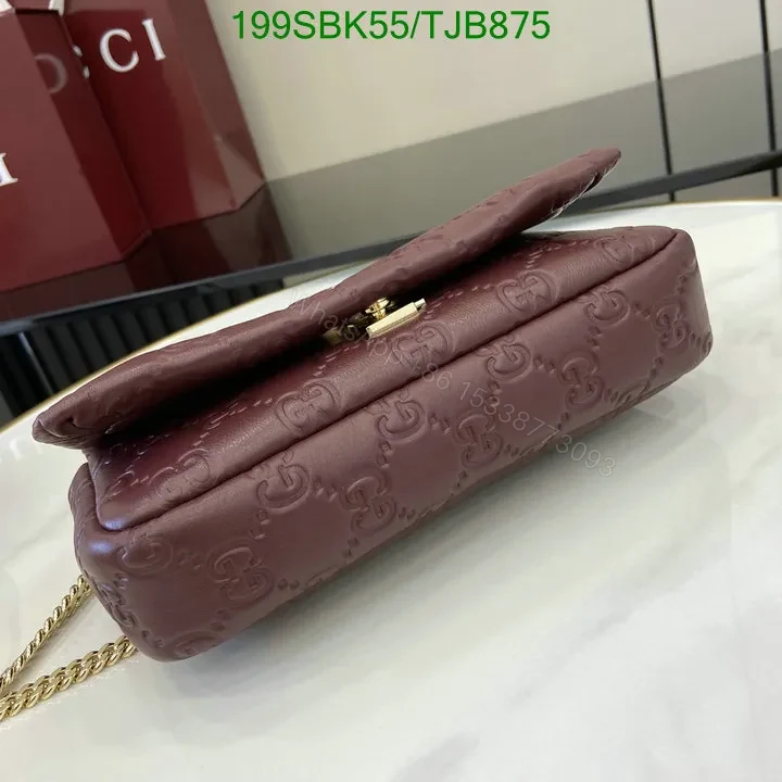 View 81 of Gucci Rosso Ancora Red Leather Mini Top Handle Bag HG258