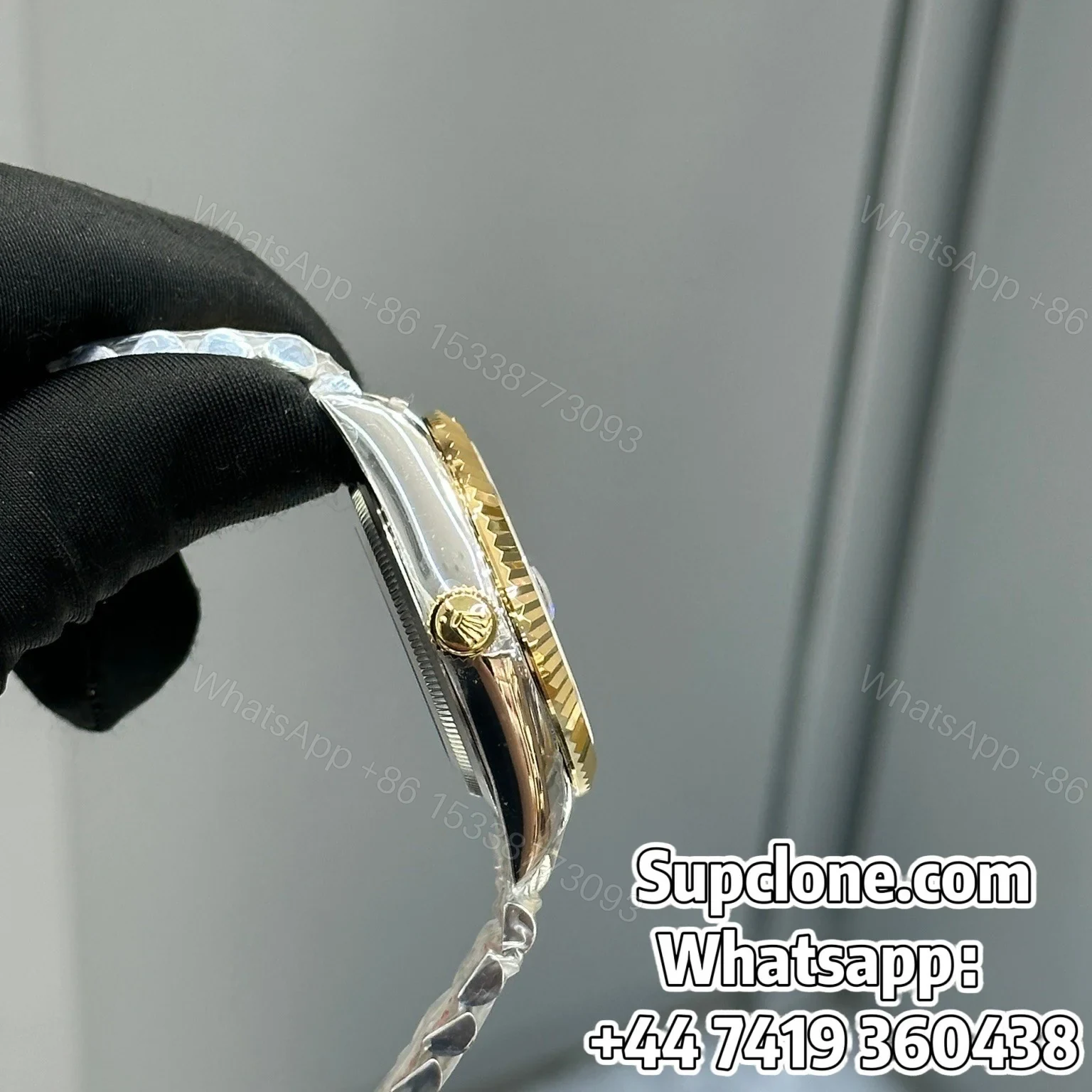 View 7 of Rolex Sky-Dweller Super Clone 1:1 – Black Dial Jubilee Bracelet (9002 Movement)