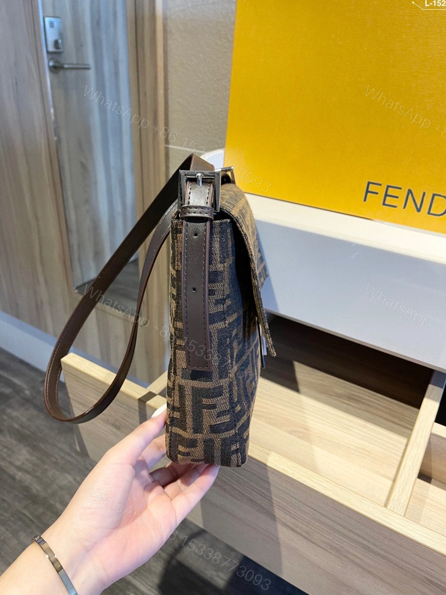 View 5 of Fendi Vintage FF Zucca Brown