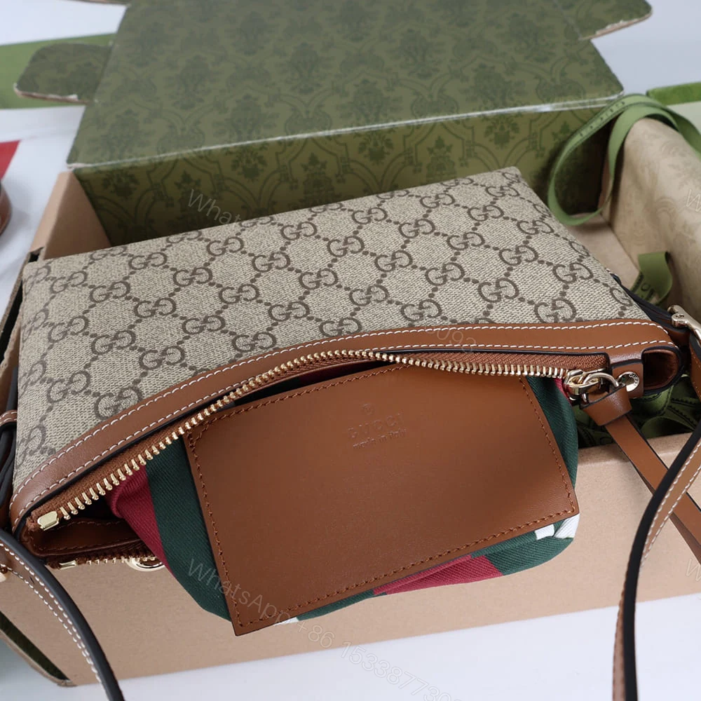 View 7 of Gucci GG Emblem small shoulder bag