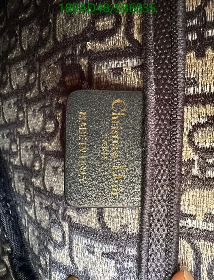 View 8 of Dior Knockoff Saddle Bag 3351- Oblique Canvas