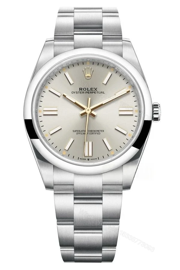 Rolex Super Clone Oyster Perpetual M124300-0001 Silver Dial 41MM 3230 Movement — view 1
