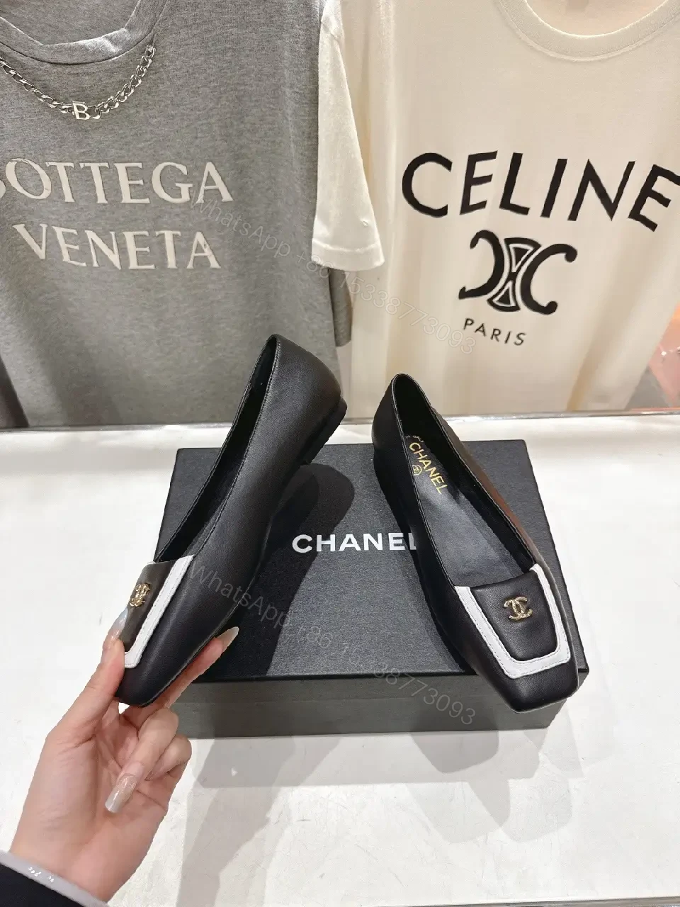 View 3 of Black Leather Loafers + Premium Leather + Minimalist + Signature Hardware + Loafers