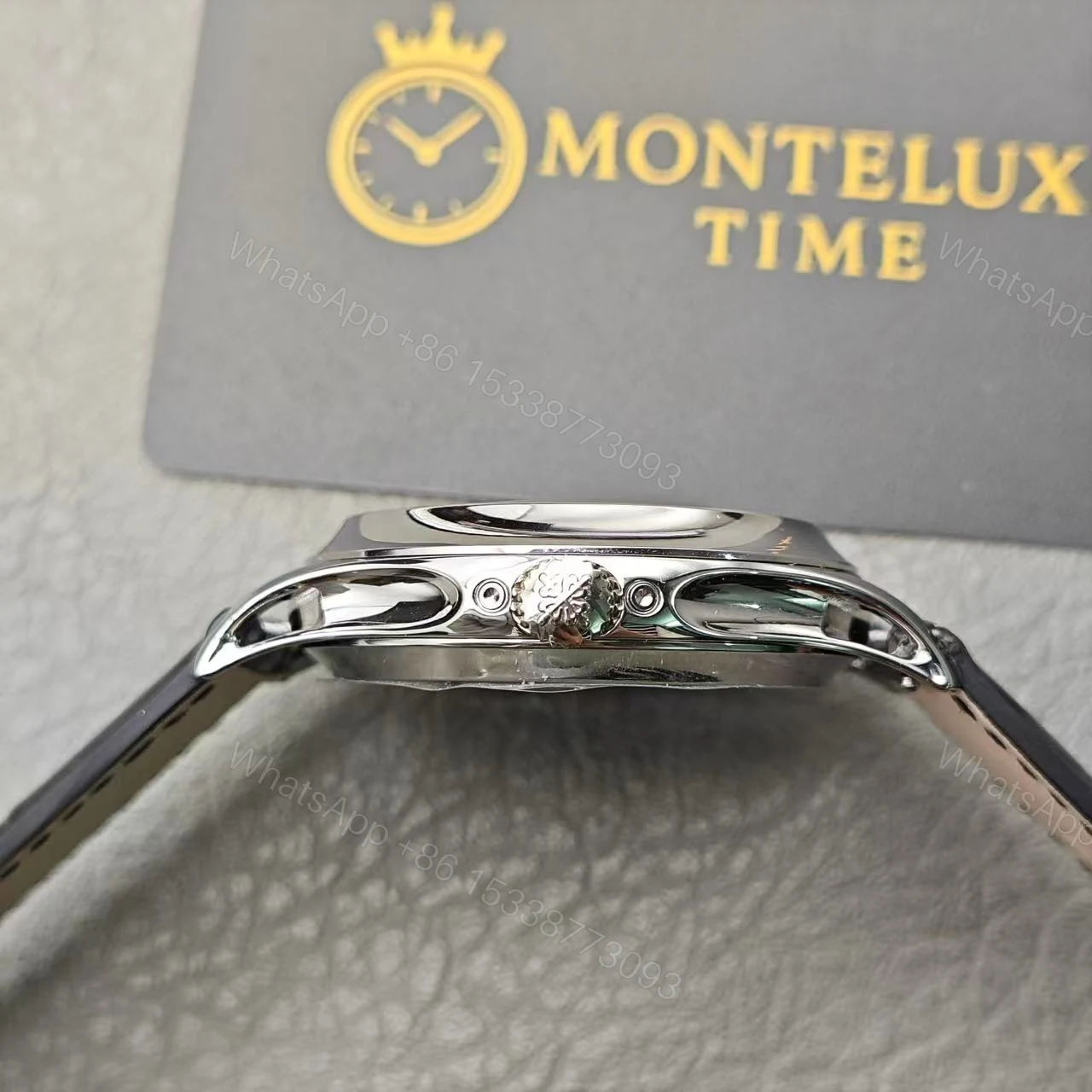 View 8 of Replica Patek Philippe Complications Annual Calendar White Gold 5205G 013 40MM