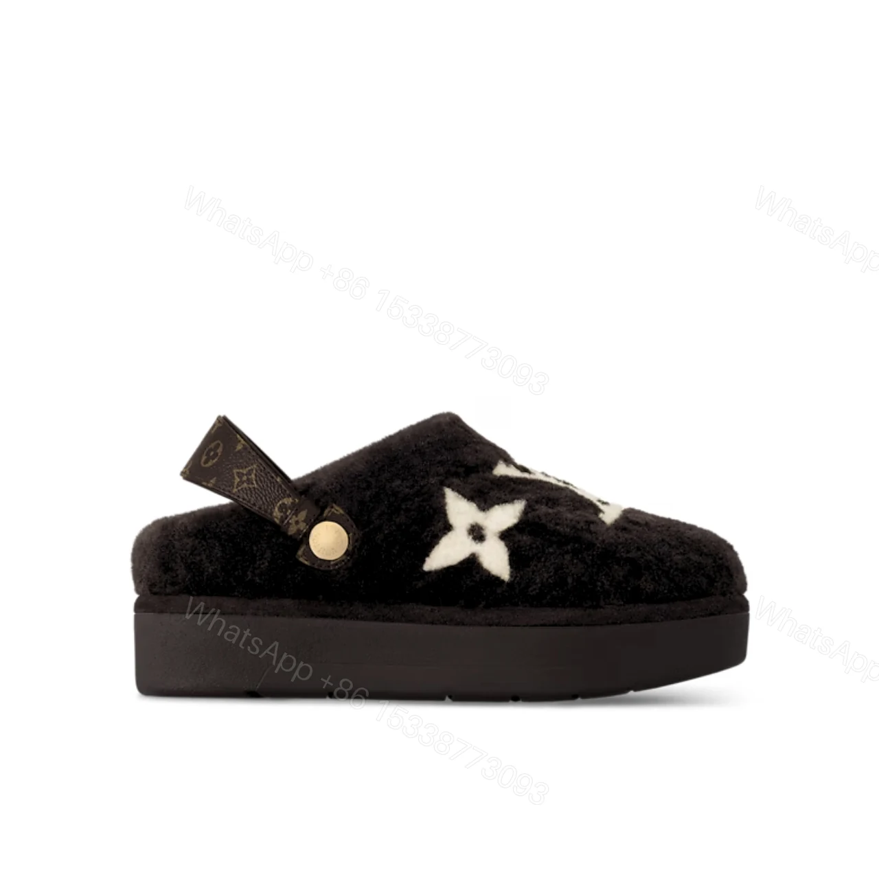 LOUIS VUITTON ASPEN COMFORT CLOG BLACK 1ADC2R — view 1