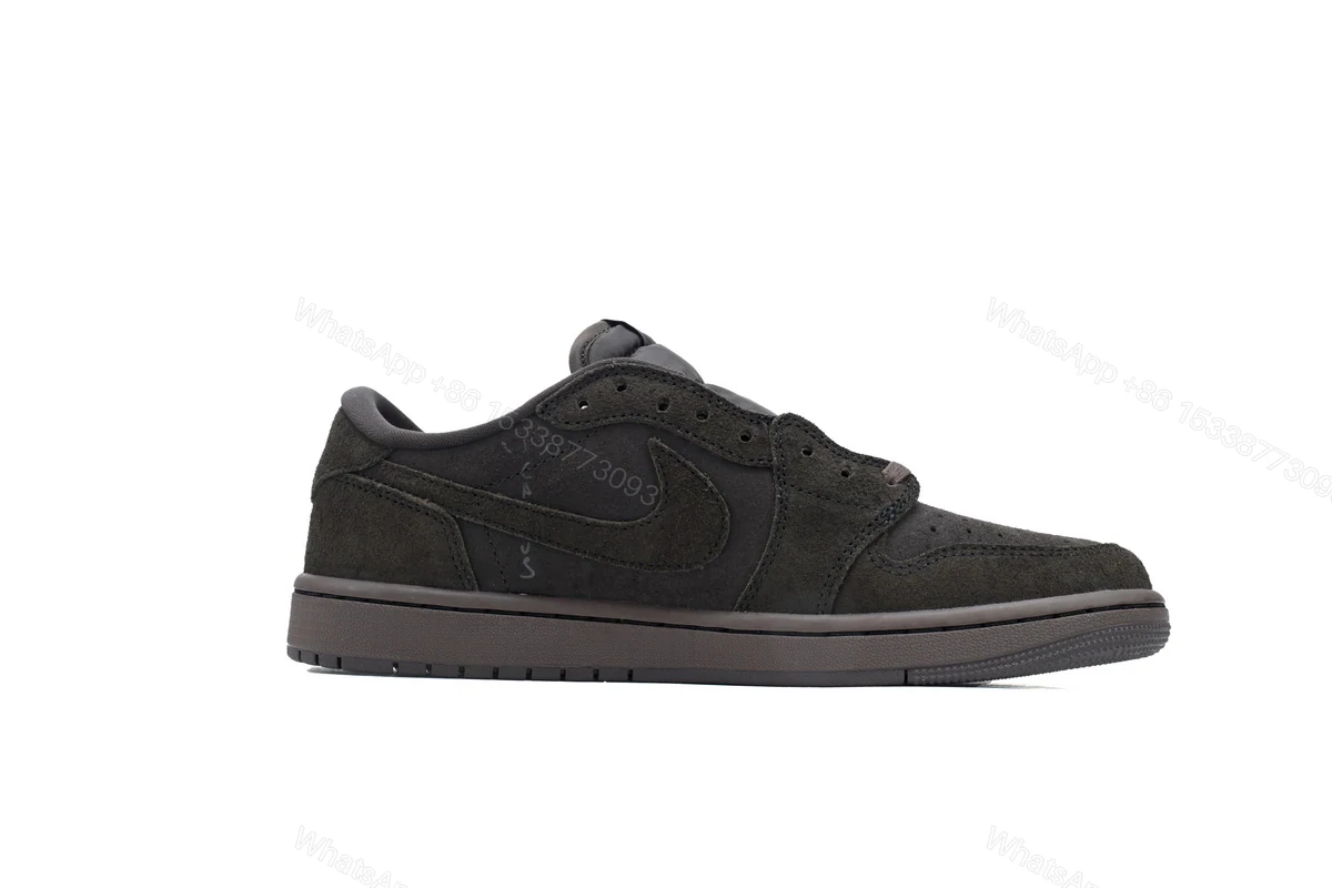 View 2 of Travis Scott x Air Jordan 1 Low OG SP 'Velvet Brown' DM7866-202